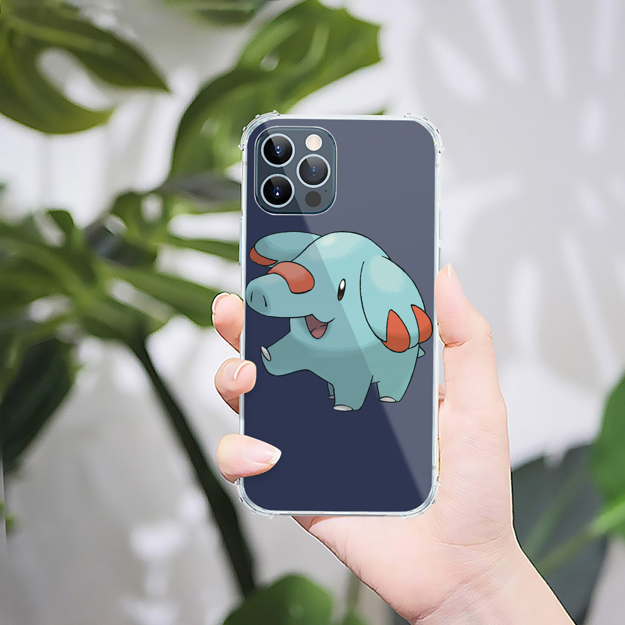 （画像用） ポケットモンスター Pokémon 【iPhone 12シリーズ対応】透明スマホケース（クリアソフトケース）